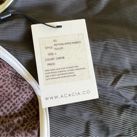 ACACIA Peyton one piece in Carob